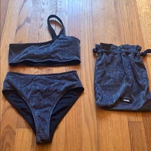 Size small triangle bikini worn once